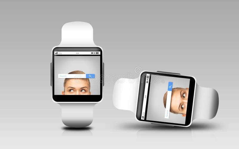 smartwatch with web browser