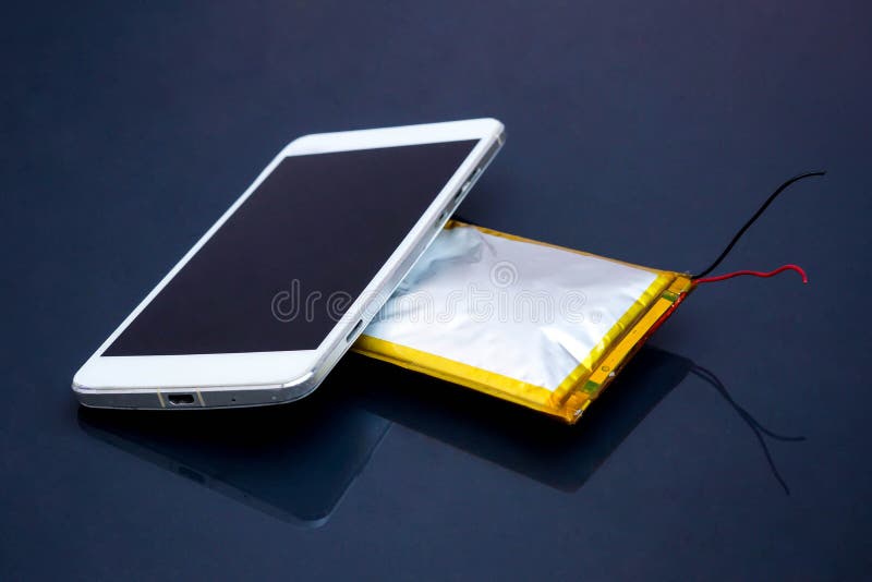 Smartphone Battery Swelling Stock Image Image of fuel, dangerous