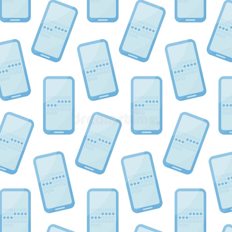 Smartphone Calendar Cycle Women Track Pattern Vect Stock Vector