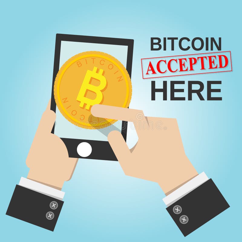 Smartphone dans la main d'homme d'affaires avec le signe de bitcoin illustration stock Smartphone dans la main d'homme d'affaires avec le signe de bitcoin illustration stock