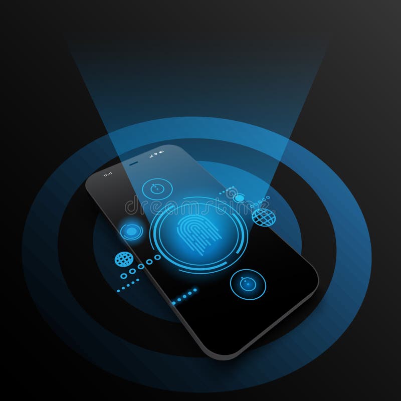 Smartphone Device Access with Fingerprint System, Credit Card Payment