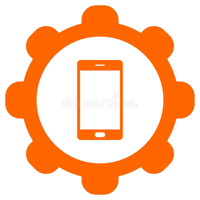 Smartphone e ruota fotografia stock