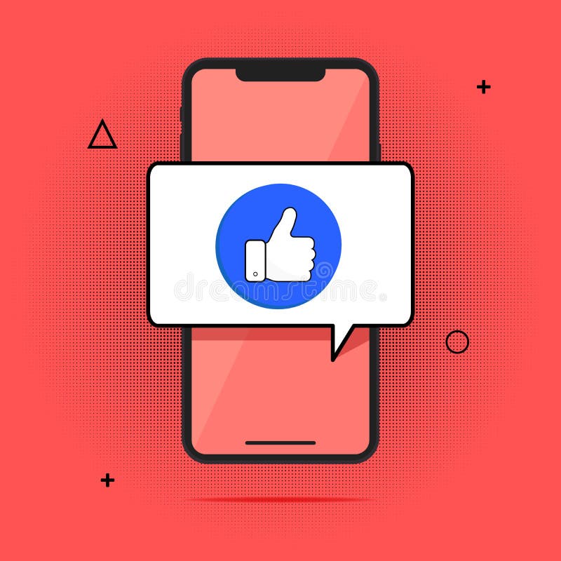 Smartphone ed il dito su, telefono cellulare piano del fumetto hanno approvato il messaggio Il cuore, l'idea di riuscita persona illustrazione vettoriale Smartphone ed il dito su, telefono cellulare piano del fumetto hanno approvato il messaggio Il cuore, l'idea di riuscita persona illustrazione vettoriale