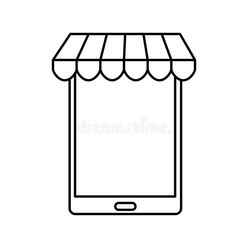 Smartphone med slags solskyddsymbolen stock illustrationer Smartphone med slags solskyddsymbolen stock illustrationer