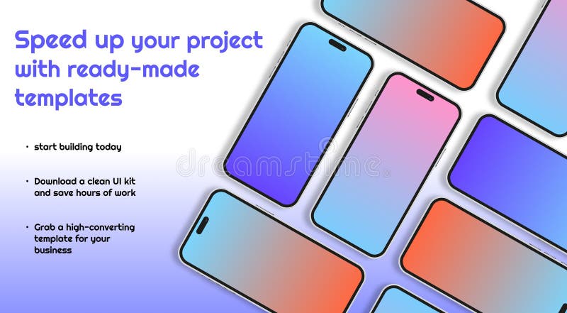 Colorful Loading Bar Symbol, Vibrant UI ElementApple iPhone 16 Pro Max smartphone device gray black mockup template. Mobile phone stock illustration