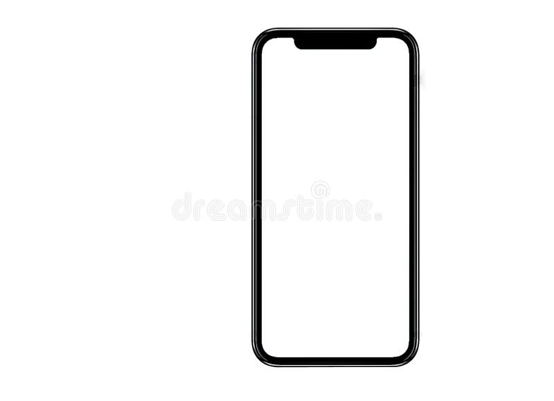Smartphone simile ai xs di iphone massimi con lo schermo bianco in bianco per il piano di vendita di affari globali di Infographi fotografia stock Smartphone simile ai xs di iphone massimi con lo schermo bianco in bianco per il piano di vendita di affari globali di Infographi fotografia stock