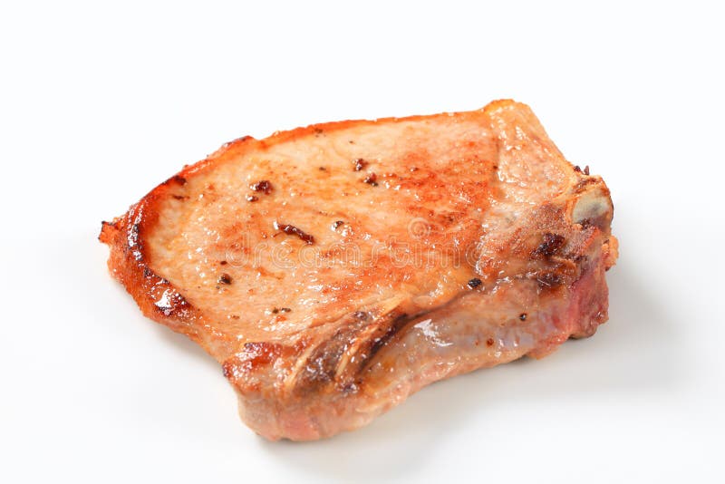 Smażący wieprzowina kotlecik zdjęcia stock Smażący wieprzowina kotlecik zdjęcia stock
