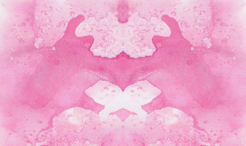 Pink color light ink effect shades gradient on textured paper vector illustration
