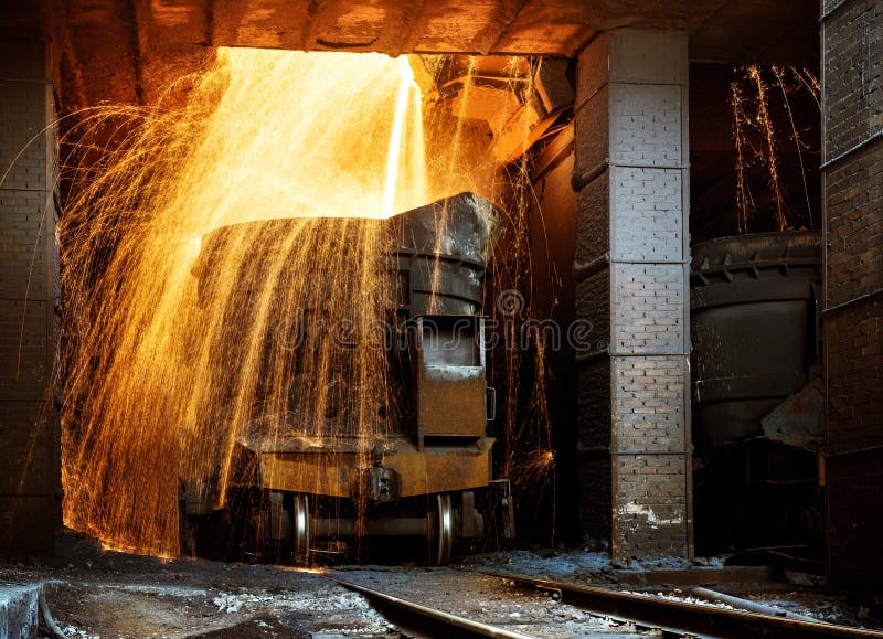 Smelter royalty free stock image