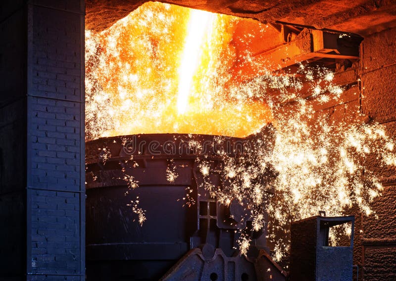 Smelter royalty free stock photography