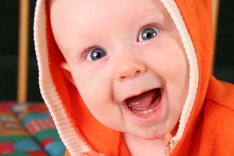 Smile baby boy stock image. Image of baby, innocence, mouth 1690789