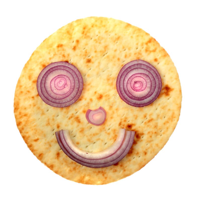 red mask face onion Smile Stock Face Image: 20190852 With Onion  Cake Red  Photo
