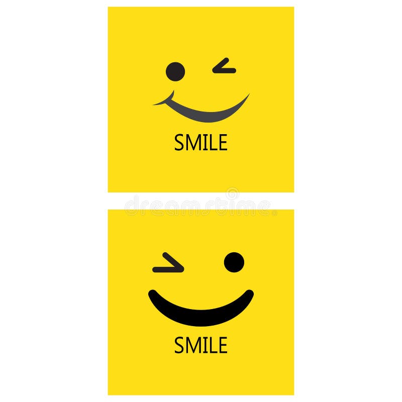 Smile happy face vector design