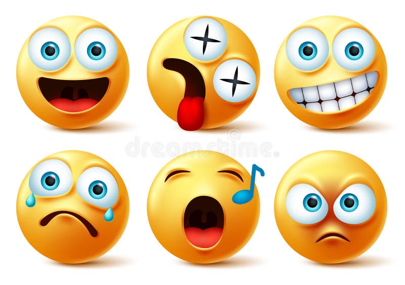 Angry Cat Emoticon Emoji Smiley Vector Illustration Stock