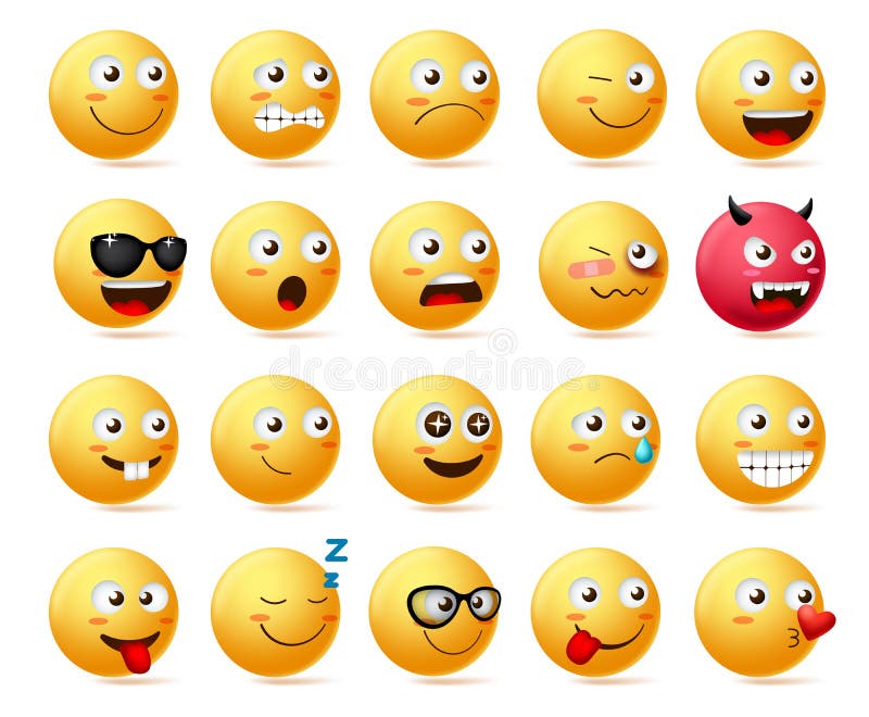 pix Side Eye Emoji Text smiley emoji side view set vector