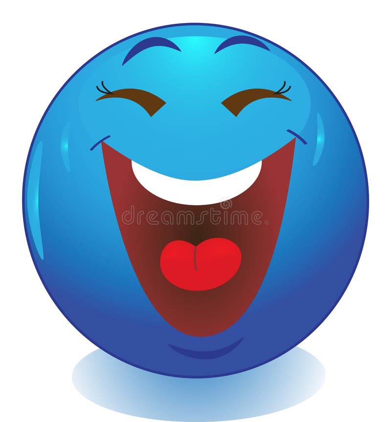 Laughing Emoji Emoticon stock vector. Illustration of manic 70646719