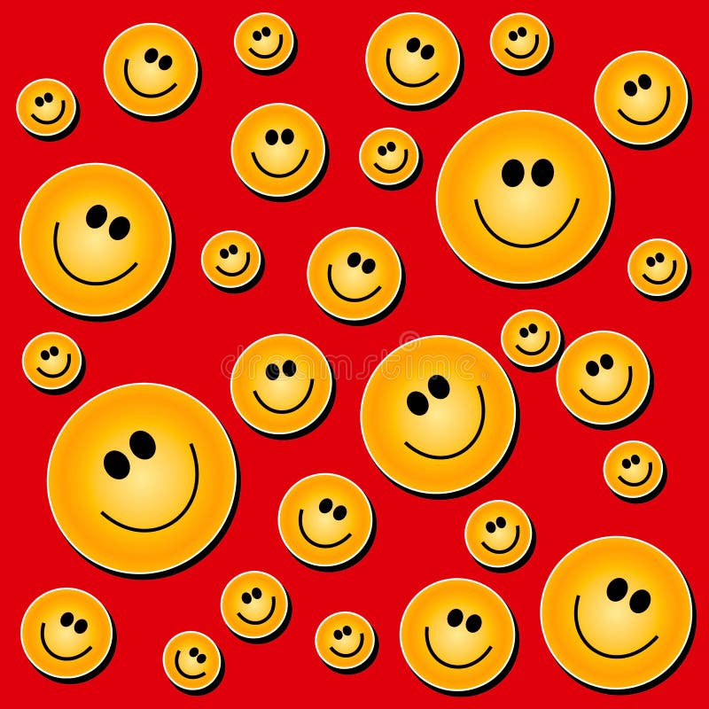 smiley för bakgrundsframsidared stock illustrationer smiley för bakgrundsframsidared stock illustrationer