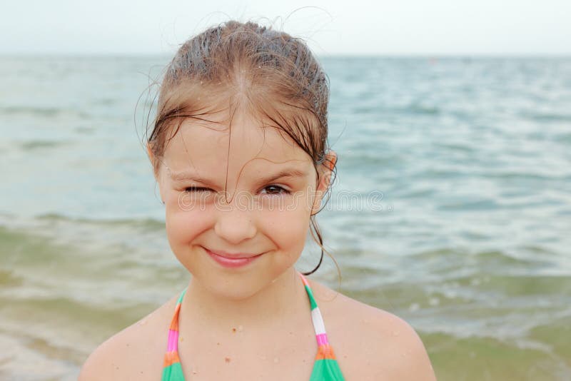 Smiley Little Girl Crimea Stock Photos - Free & Royalty-Free Stock ...