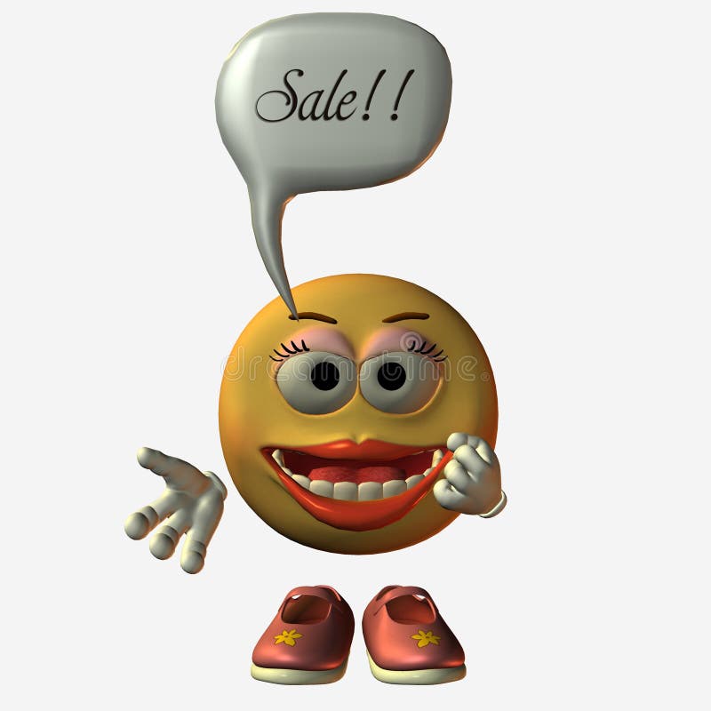 SmileySale stock illustration. Illustration of expression 749802