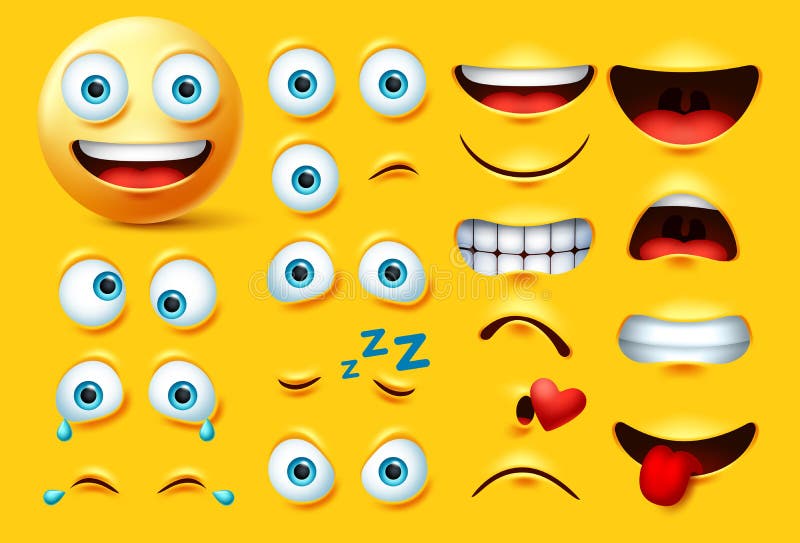 Emoticon Stock Illustrationen Vektoren Kliparts 384 085 Stock Illustrationen