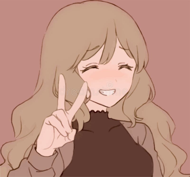 Smiling Anime Girl Vector Illustration Stock Vector - Illustration of decoration, kill: 227663608 Smiling Anime Girl Vector Illustration Stock Vector - Illustration of decoration, kill: 227663608
