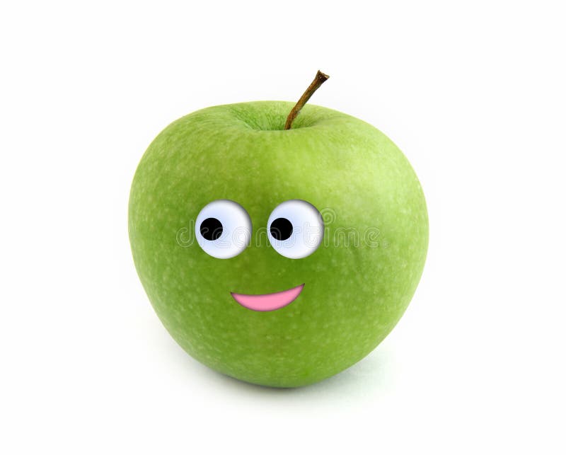 Smiling apple