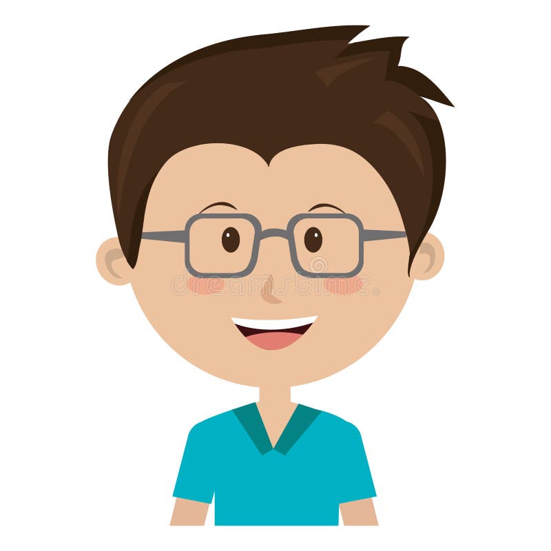 Smiling Avatar Boy, Graphic Stock Illustration - Illustration of ...