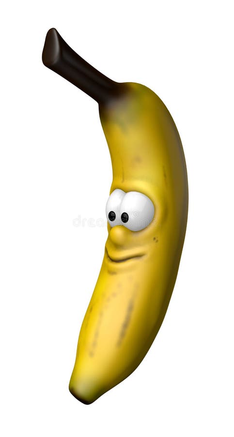 Cartoon Banana Character Giving a Thumbs Up Stock Vector - Illustration of  good, delicious: 268166829