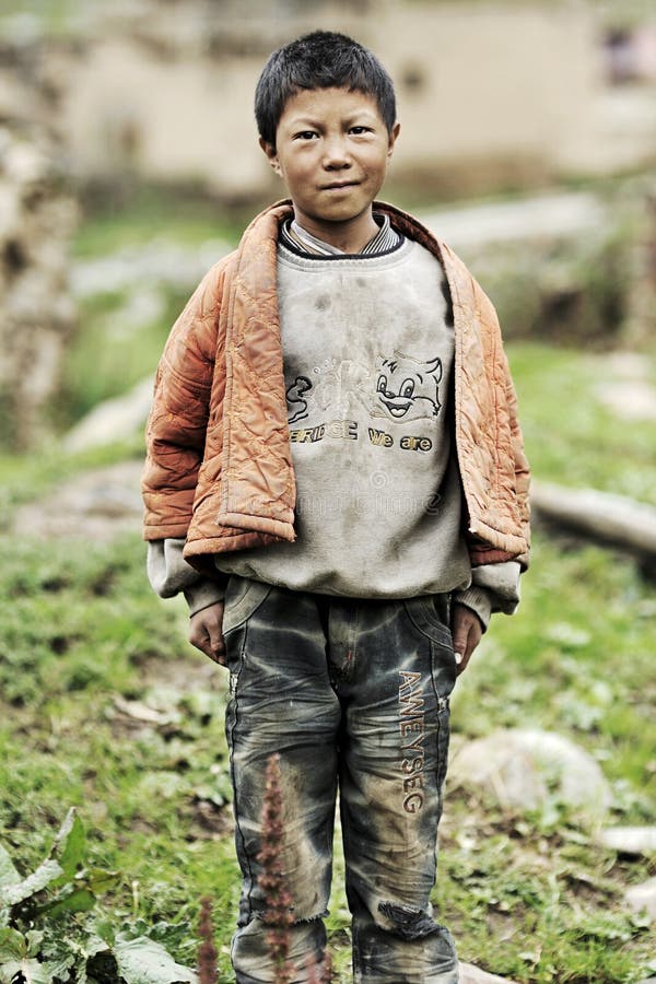 A smiling boy stock image