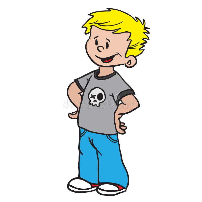 Smiling boy standing stock illustration. Illustration of isolated - 109400300 Smiling boy standing stock illustration. Illustration of isolated - 109400300