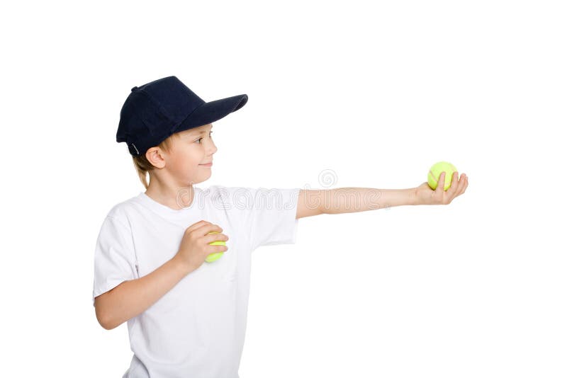 Little Boy Balls Tennis Stock Photos Free & RoyaltyFree Stock Photos