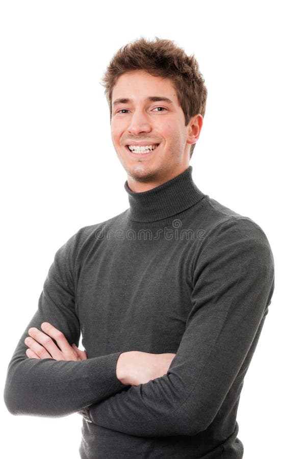 Smiling casual guy stock image. Image of person, natural - 28633241