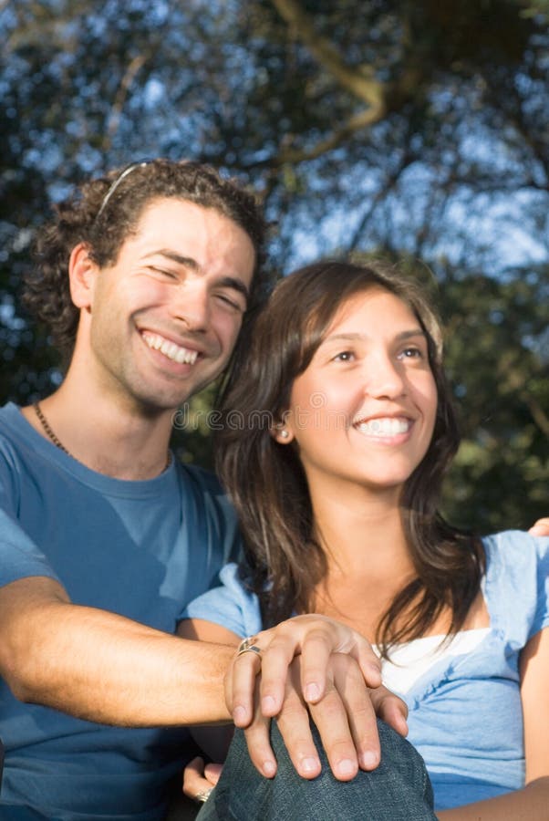 Smiling Couple Close Up Vertical Picture. Image 5479935