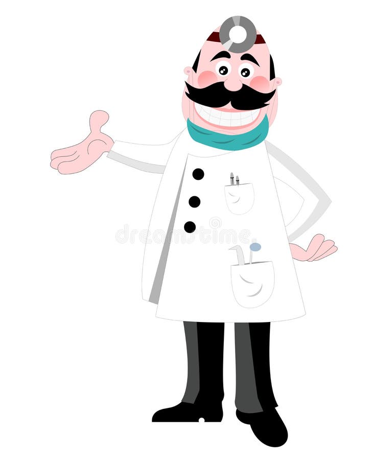 Smiling Dentist royalty free illustration Smiling Dentist royalty free illustration