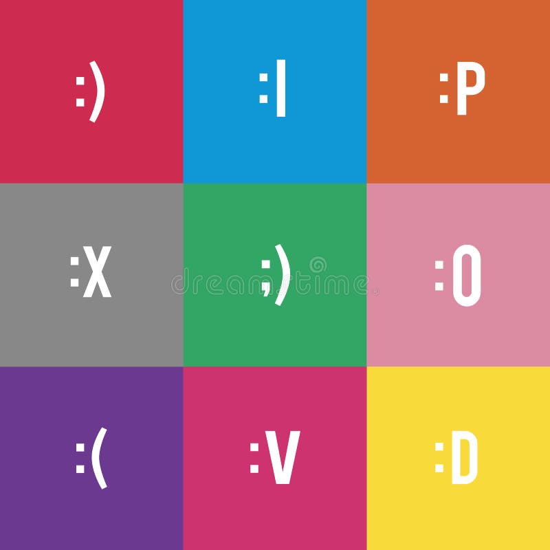 Smiling face expression icon vector illustration on red background vector illustration