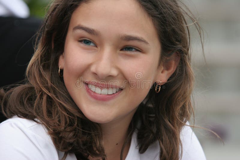 Smiling girl stock image Smiling girl stock image