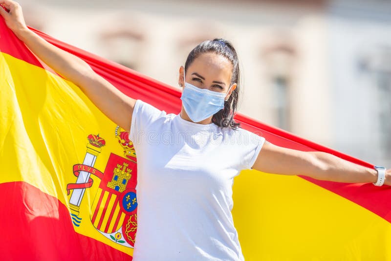 797 Spanish Girl Flag Photos - Free &amp; Royalty-Free Stock Photos from Dreamstime