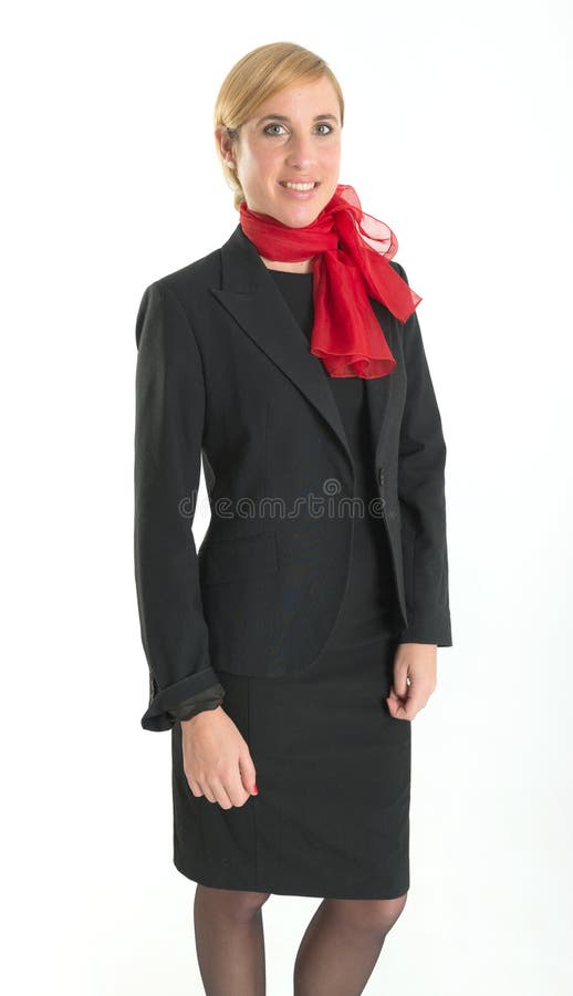 Smiling hostess stock photo. Image of glamour, travel 45121888