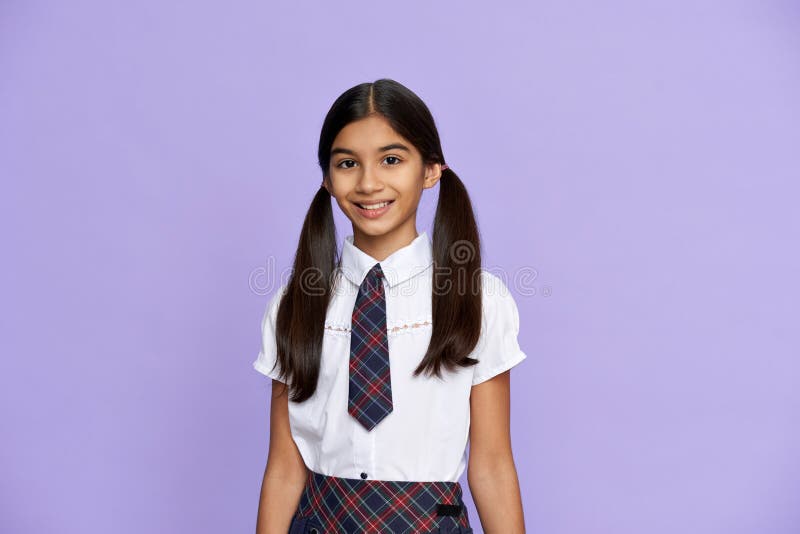 Indinsexyvideo - Happy Indian Kid School Girl Holding Smart Phone Isolated on Lilac  Background. Stock Image - Image of internet, digital: 196370281