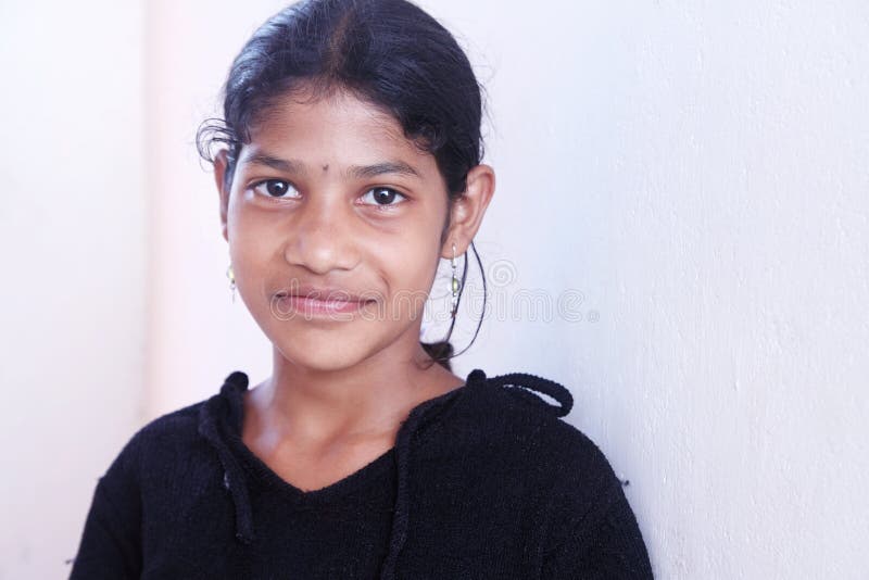 Smiling Indian Village Girl
