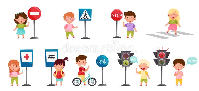 Road rules Royalty Free Vector Image - VectorStock