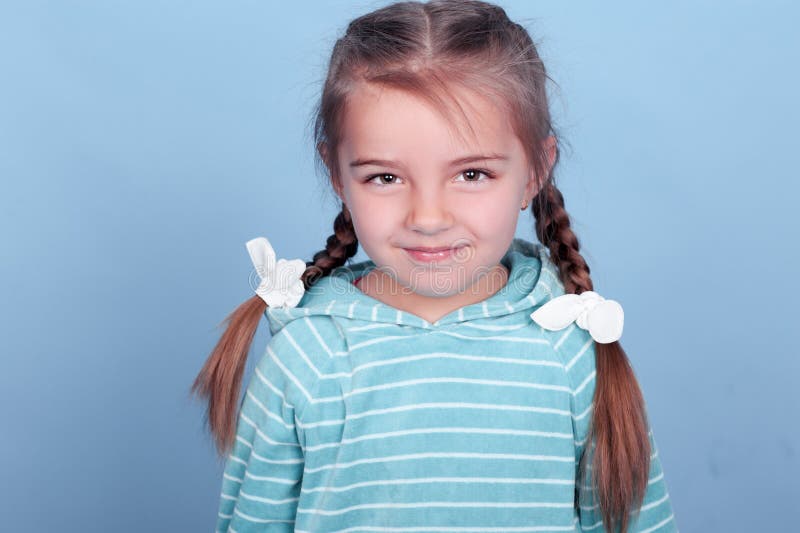 Smiling kid girl