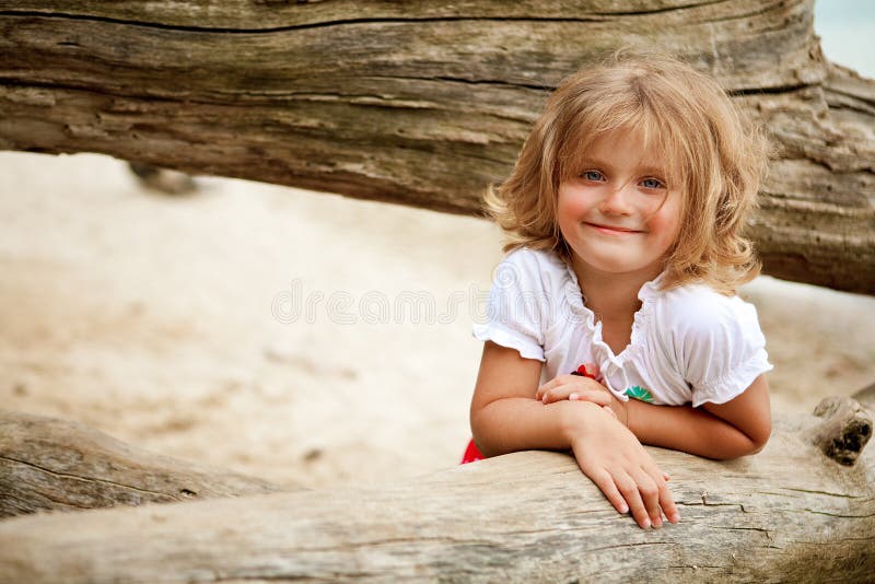 Smiling little girl stock image. Image of happiness, expressive - 13232809