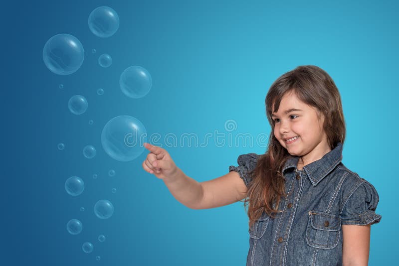 Transparent Bubbles on Ironed Background Stock Image Image of bubbles