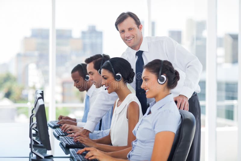 Smiling manager looking at camera royalty free stock image Smiling manager looking at camera royalty free stock image