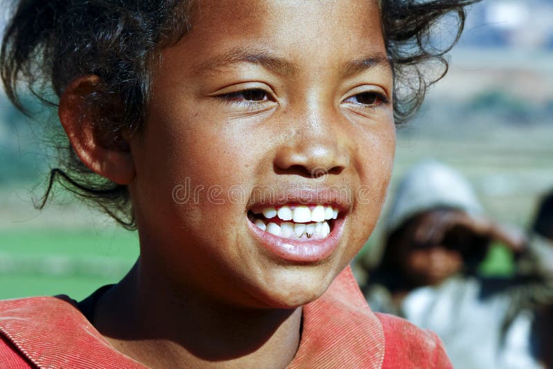 Smiling Poor African Girl, Africa Stock Photo - Image of hope, little