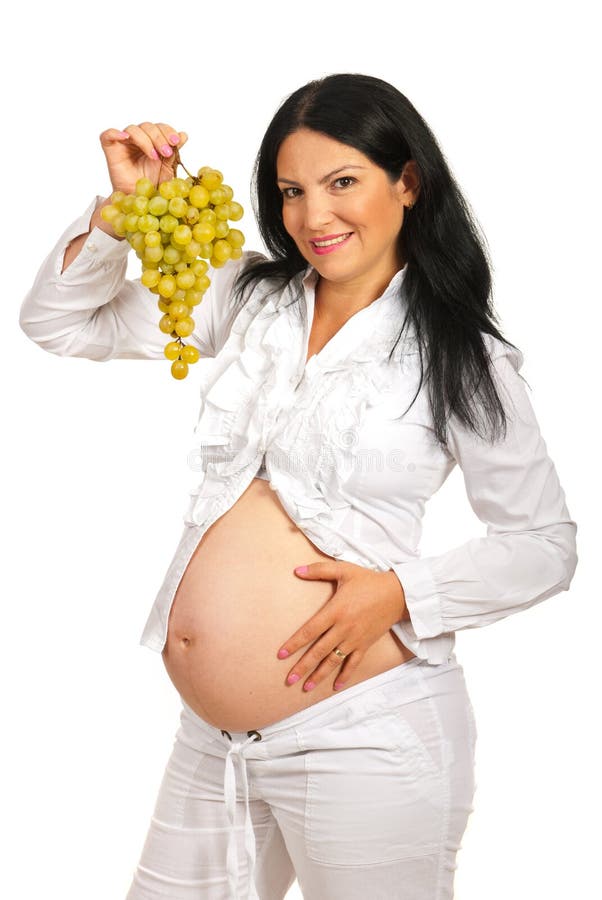 Smiling pregnant woman stock photo. Image of pregnancy 19793356