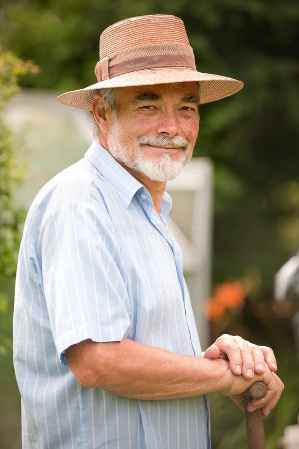 Smiling senior royalty free stock photography