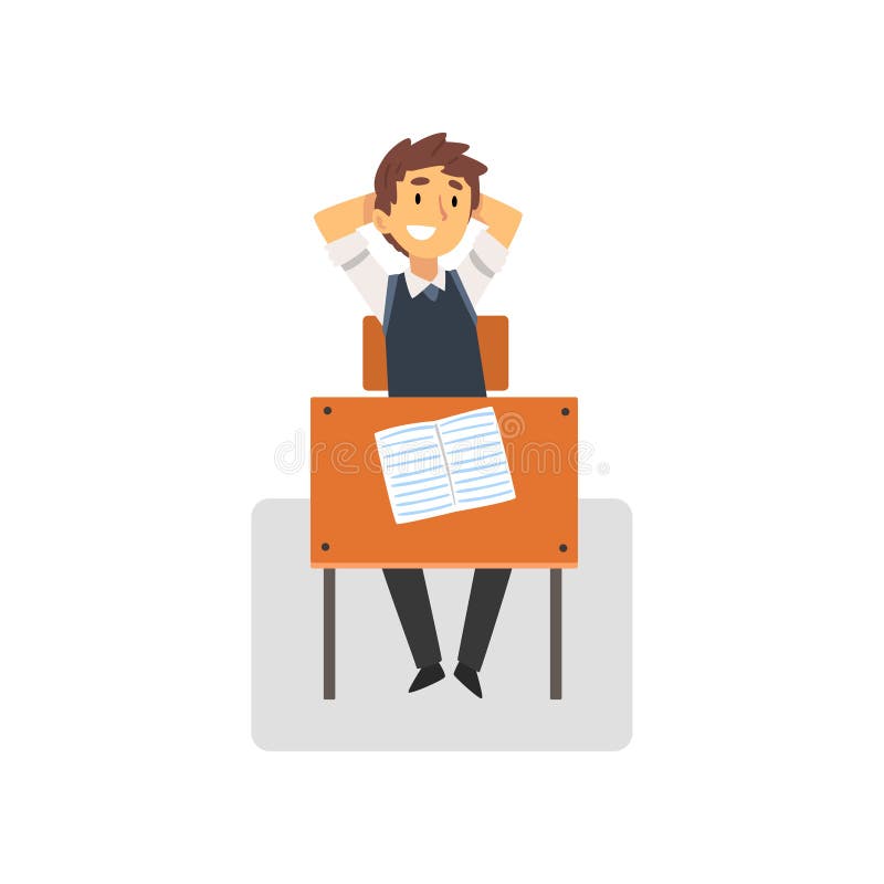 College Student Desk Stock Illustrations 5 709 College Student