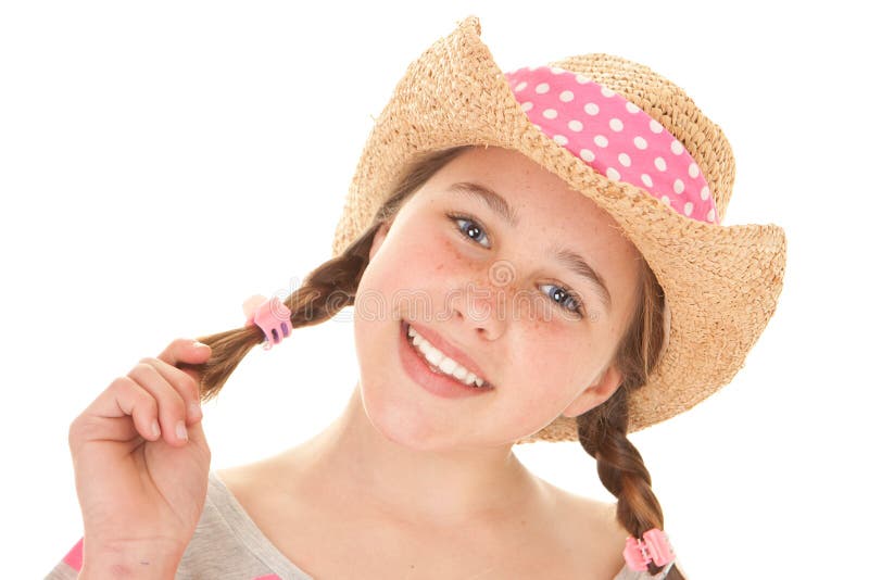 Perfect straight white teeth stock images